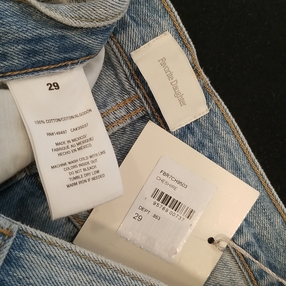 💕FAVORITE DAUGHTER💕 The Otto High-Rise Boyfriend Jeans ~ Cheshire 29 NWT - Picture 14 of 16